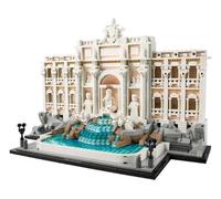 lego architecture - fontana di trevi - lego 21062 con facciata di palazzo poli e sculture anni 18+ 1880pz