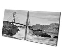 Architecture Golden Gate Bridge MULTI TELA parete arte foto stampa