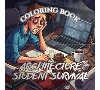 Architecture Student Survival: A Funny & Relatable Coloring Book About Studio Life, Deadlines, Coffee & Creative Chaos