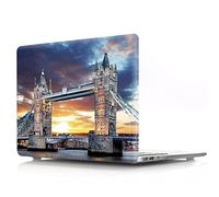 Architecture [Tower Bridge] Hard Shell Caso for MacBook Pro (15-inch, 2016-2019, Models: A1707 / A1990) with Keyboard Cover