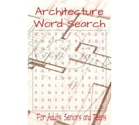 Architecture Word Search Puzzle Book: Word Searches with Easy-to-Read Print about Architecture and more l 6x9 inches, 110 pages l 50+ puzzles…Gift for Vacation, Holidays and Free Time
