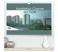 Architektur-Charme der DDR (Erfurt) (hochwertiger Premium Wandkalender 2026 DIN A2 quer), Kunstdruck in Hochglanz: Die Architektur der DDR prägt die ... der Teil des Wohnungsbauprogrammes war.