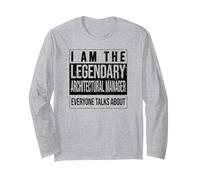 Architetto Compleanno Nato Architectural Manager Maglia a Manica