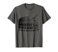 Architetto Evoluzione Sketch Libertà Creatività Maglietta