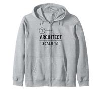 Architetto Scala 1:1 Felpa con Cappuccio