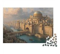 Architettura dell'antica Babilonia Puzzle 1000Pcs Decorazione Per La Casa. Rilassamento E Intelligence Per Adulti E Bambini Da 14 Anni 38x26cm/1000pcs