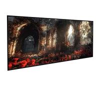 Architettura Diamond Painting Kit Completo Chiesa Pittura Diamante 5D Rotondo Completo per Adulti Principiante, Pittura Diamante Strass Ricamo a Punto Croce Painting per Regalo 60 x 120cm PJY9 8-T