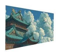 Architettura Diamond Painting Kit Completo, Diamond Painting Drago, Diamante Dipingere con i Numeri Adulti 50 x 100CM, Kit Punto Croce Diamantini Crystal Art Pittura Con Numeri, Regalo Donna JXL-10864