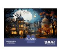 Architettura Puzzle 1000 Pezzi In Città Luna cartone Extra Spesso, Un Puzzles Per Impossibile Difficile Arduo Stimolante, Ideale Per Office Break Puzzle, Regali Per Le Donne, Regali Per Gl
