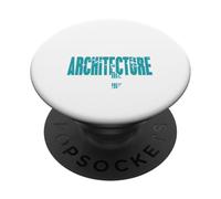 Architettura riempie la tua anima retrò divertente architetto presente PopSockets PopGrip Adesivo