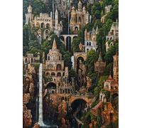 Architettura Romana Puzzle 2000 Pezzi, 3D Puzzle per Adulti Impegnativo, Educa Puzzles Artistico, Divertente E Stimolante Puzzles Decorativo per La Famiglia, Regalo e Decorazione Pareti FNKL6-662