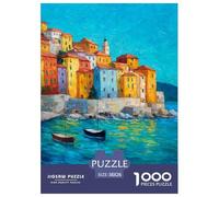 Architettura sul Mare Jigsaw 1000Pcs Una Notte Calda Adulti E Bambini Puzzle Giochi Regalo 38x26cm/1000pcs