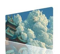 Architettura Tappetino Mouse xxl 900x400x3mm Impermeabile Tappetino Mouse Gaming Mousepad Drago Base in Gomma Antiscivolo Bordi Cuciti Resistenti All'abrasione Mousepad per Scrivania Gaming Model-6629