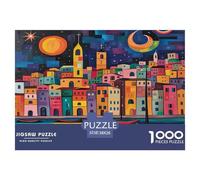 Architettura unica Puzzle Giogattotoli Sfida Regalo 1000 Elementi Giochi stile astRatteteto Puzzle Relax Decora La Casa Classici Giochi Per Uomini E Donne 38x26cm/1000pcs