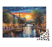 Architettura urbanistica Jigsaw Puzzle Impossibili 1000Pcs Decorazione Per La Casa. Giochi Rilassamento E Intelligence Per Adulti E Ragazzi Da 14 Anni 1000pcs (75x50cm)