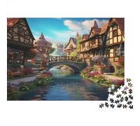 Architettura urbanistica Jigsaw Puzzle Impossible 1000 Pezzi Decorazione Per La Casa. Giochi Rilassamento E Intelligence Per Adulti E Ragazzi Da 14 Anni 1000pcs (75x50cm)