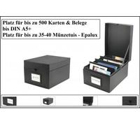 Archivcbox A5+ Black Edition SAFE 5680 245x310x182mm Per Circa 350 Carte Lettere