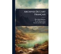 Archives De L'art Français