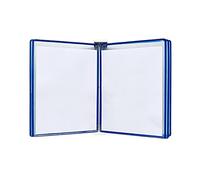 Archivi a parete magnetica, Cartella portadocumenti A3 da appendere alla parete con 10 tasche, multicolore, 17,7x13x2 pollici(Blu)