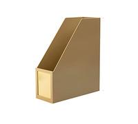Archivi per documenti desktop in plastica, Portariviste verticale da scrivania, multicolore, for ufficio domestico, 26,8x10,5x31,4 cm(Yellow)