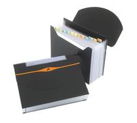 Archiviatore a Soffietto Optima Rexel - 13 Tasche - 2102483 (Nero)