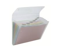 Archiviatore a soffietto Rexel Ice 6 tasche A4 trasparente 2102033