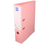 Archiviatore Plus Office Folio Rado a leva, super forte, grande capacità, dorso 80 mm Rosa pastello.