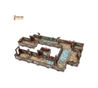 Archon Studi Minis 28Mm Dwarven Mine Primacast Pre-Painted Terra Pack Sw (Nuovo)