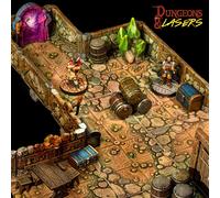 Archon Studio - DNL0032: Dungeons & Lasers Nani Mine Half-Height Walls - Nuovo