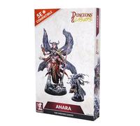 Archon Studio Dungeons & Lasers Anara The Undying Queen - Miniatura grande DND alta 12,7 cm con base panoramica - Pittura e montaggio richiesti - per 14 anni +