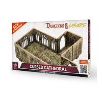 Archon Studio Dungeons & Lasers: Cursed Cathedral Miniature Terrain - Non verniciato Compatibile con DND e altri giochi RPG da tavolo