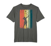 Arciere Retro Vintage Caccia Arco Arco Cacciatore Arciere Fr Maglietta