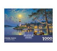 arcipelago svedese Stoccolma Midsummer Puzzle in Legno Impermeabile DIY Puzzles Da 1000 Pezzi Per Adulti Divertenti Per Decorazioni Domestiche