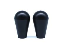 Arcity, 2 manopole di ricambio per joystick arcade con testa a sfera, ovale, tipo americano, per Zippy SANWA SEIMITSU Arcade1up, nero e nero, durevole