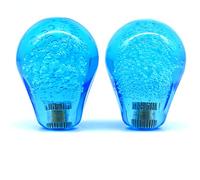 Arcity 2 Pezzi Arcade Joystick Bat Top Grande Testa Ovale Maniglia Manopola Americana Blu e Blu Trasparente per Zippy SANWA SEIMITSU Arcade1up Macchina Console Cabinet Nuovo