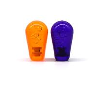 Arcity Pomello ovale per joystick arcade con parte superiore a forma di pipistrello, con parte superiore a sfera, trasparente, stile americano, stile americano, per console e armadietti Zippy SANWA