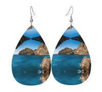 Arco A Maiorca Spagna Alla Moda In Pelle Orecchini A Goccia Leggero Boemia Orecchini Set Gioielli Regalo Per Le Donne Ragazza