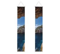 Arco a Maiorca Spagna Portico Banner per porta d'ingresso Bandiera da appendere Festività Stagionali Portico Portico Cartello di benvenuto per interni ed esterni Decorazioni di laurea Classe del 2025
