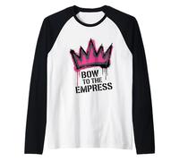 Arco al Imperatrice Grunge Punk Corona Street Art Maglia con Maniche Raglan