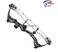 Arco Compound Fossil 30-70 libre nero, Man Kung (mk-cb75b)