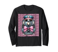 Arco Coquette Ragazza Locomotiva Conduttore Treno Conduttore Merci Maglia a Manica