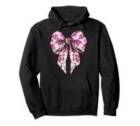 Arco Coquette Tartaruga Mare Oceano Animale Modello Rosa Ragazza Felpa con Cappuccio