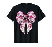 Arco Coquette Tartaruga Mare Oceano Animale Modello Rosa Ragazza Maglietta