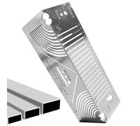 Arco Costruzione Ruler, 90 Gradi Folding Right Angolo Tool, Ergonomic Parallel Drawing and Marking Strumento For Engineering Carpentry DIY Projects Precise Measurement Crafts Home