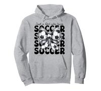 Arco da civetta di Just A Girl Who Loves Soccer Mom Felpa con Cappuccio