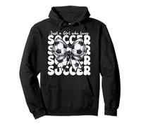 Arco da civetta di Just A Girl Who Loves Soccer Mom Felpa con Cappuccio