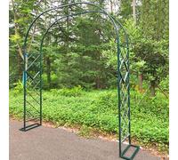 Arco Da Giardino, Arco Per Rose Rampicanti Garden Pergola Grande Pergolato In Metallo Supporto Per Piante Rampicanti Arco Per Rose Fiori Piante Vite Decorazione Viali(Green,W140xH230xT40cm)