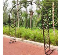 Arco Da Giardino, Arco Per Rose Rampicanti Garden Pergola Grande Pergolato In Metallo Supporto Per Piante Rampicanti Arco Per Rose Fiori Piante Vite Decorazione Viali(Copper,W140xH230xT40cm)