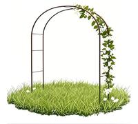 Arco da giardino in acciaio - Arco nuziale per festa nuziale, pergolato in metallo, traliccio per decorazione da giardino, vari