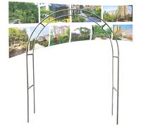 Arco da giardino in acciaio inox per rampicanti e fiori, traliccio da 2,2 m per decorazione esterna, perfetto per giardini ed eventi